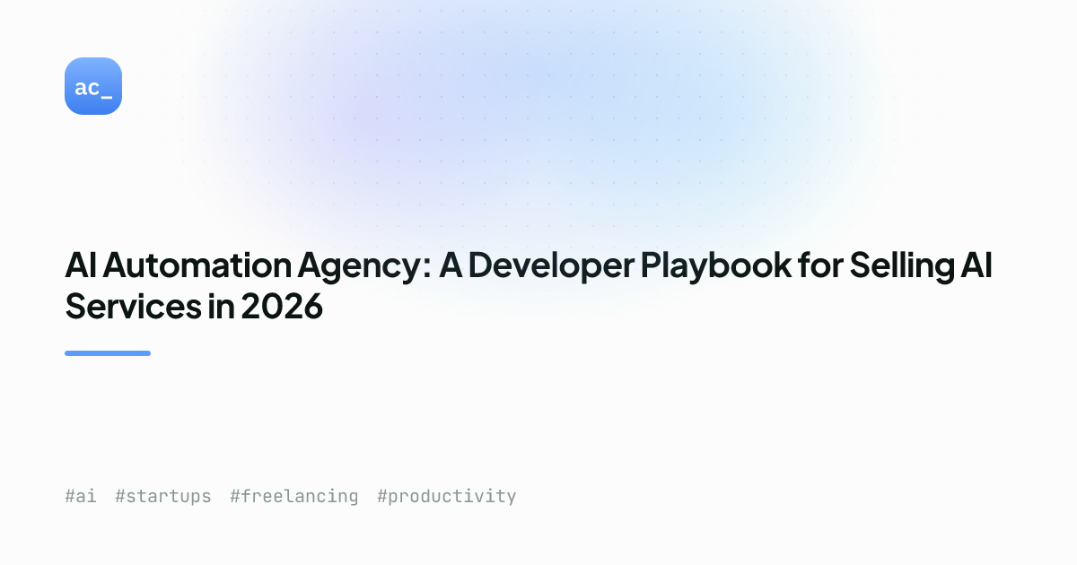 AI-Powered Agency for Developers 2026 | Alex Cloudstar