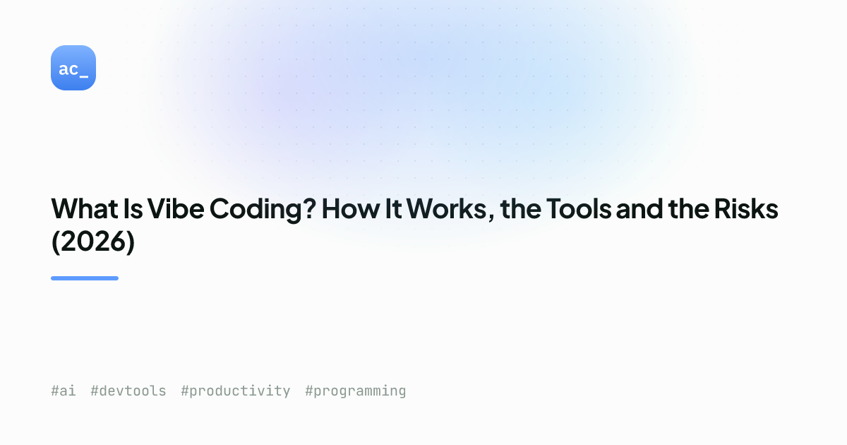 Vibe Coding 2026: Revolution or Risk? | Alex Cloudstar